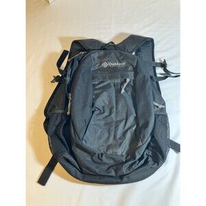 Outdoor Products Black Backpack With 2 Drink Pockets Back to School Hiking
